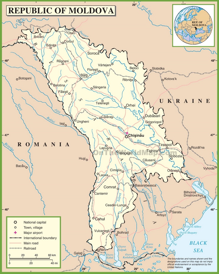 Moldova road map
