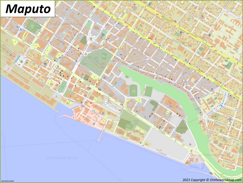 Maputo City Center Map