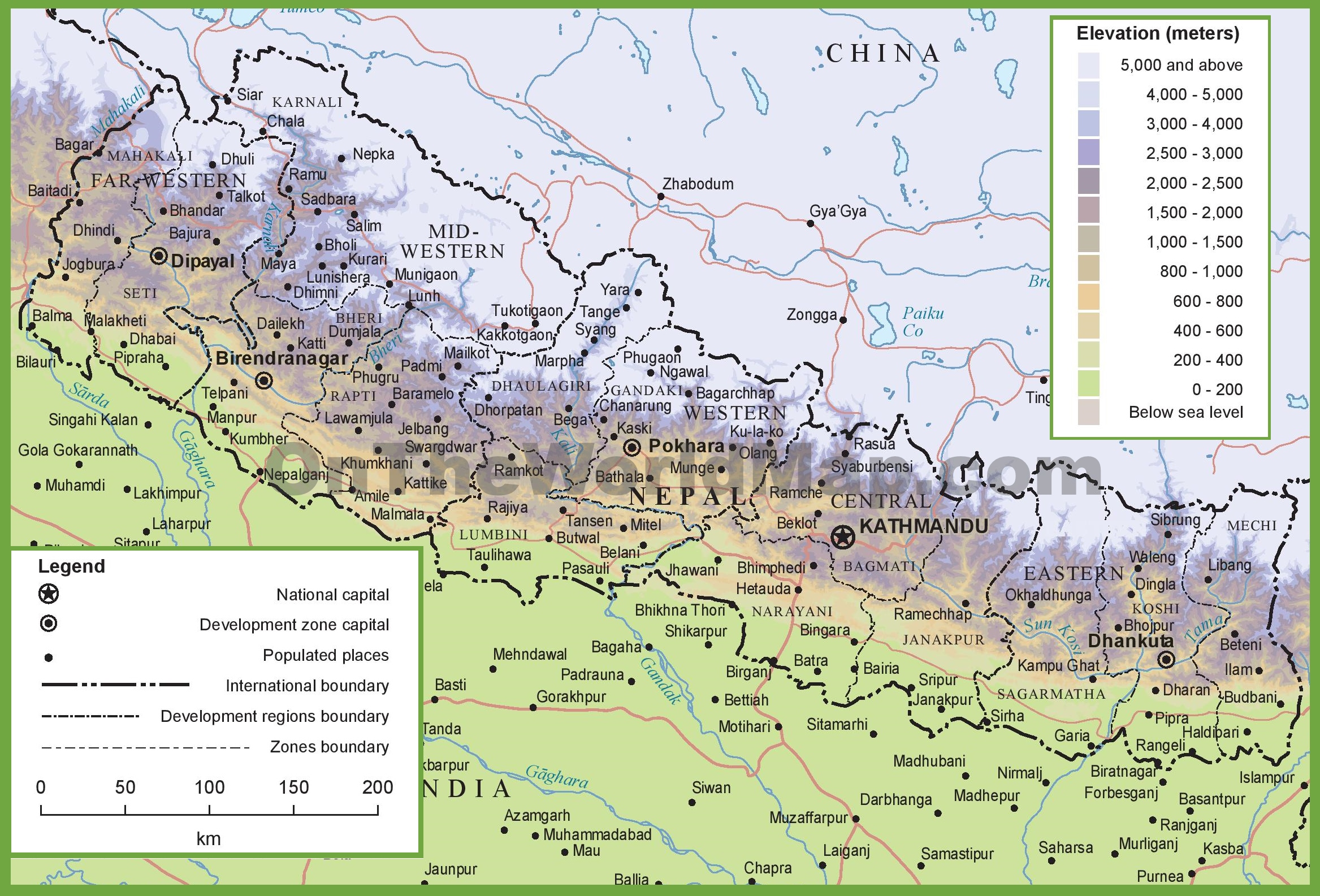 Nepal Map