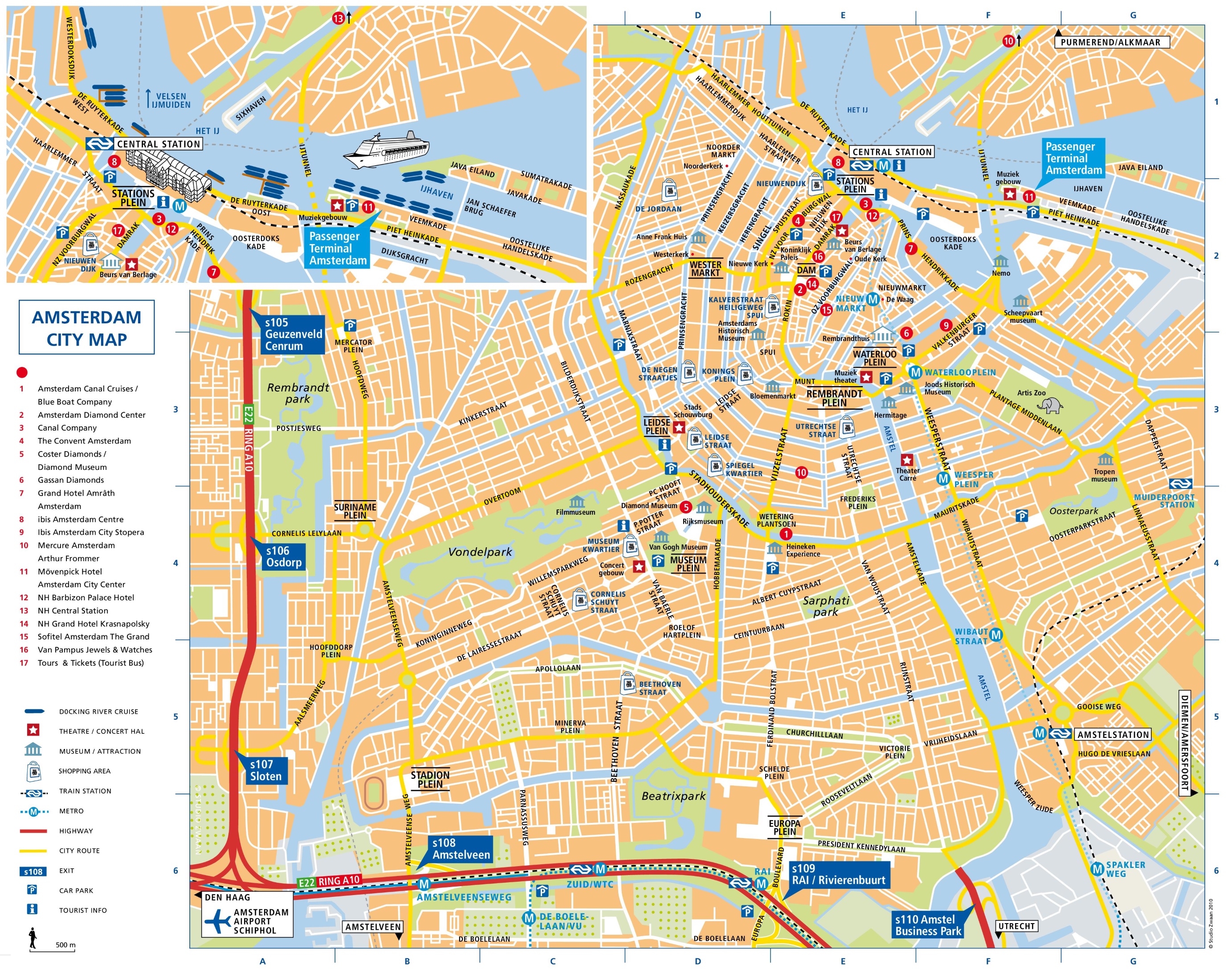Amsterdam Mapa