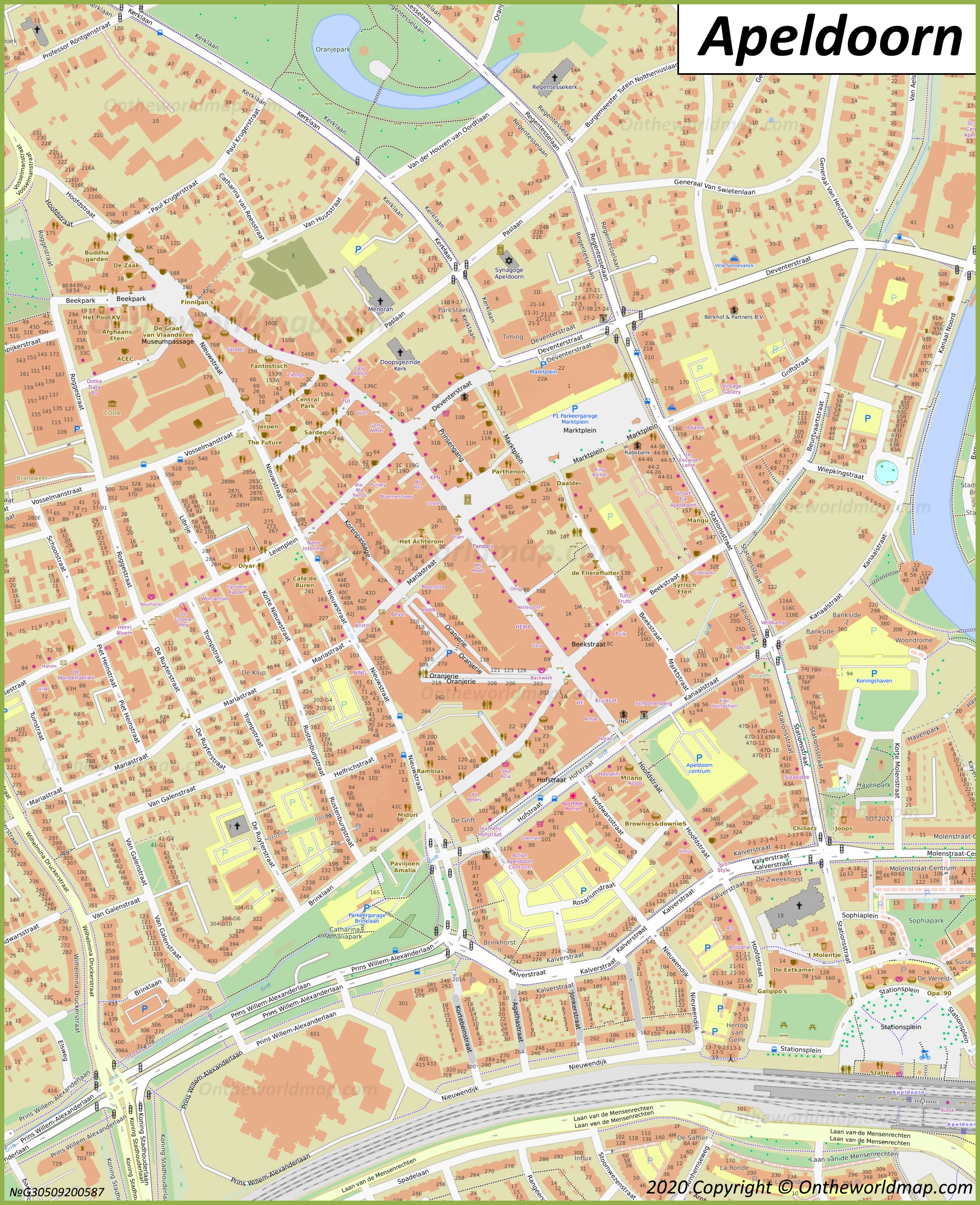 Apeldoorn Map | Netherlands | Maps of Apeldoorn