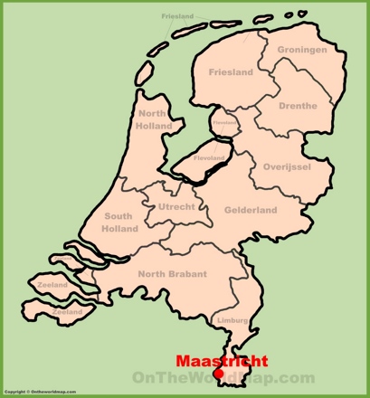 Maastricht Location Map