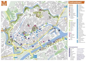 Middelburg tourist map