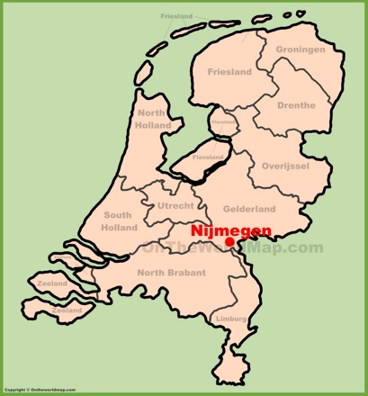 Nijmegen Location Map