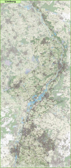 Limburg Maps Netherlands Maps Of Limburg Province