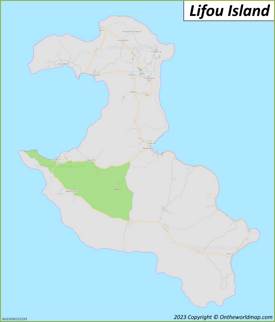 Lifou Island Map