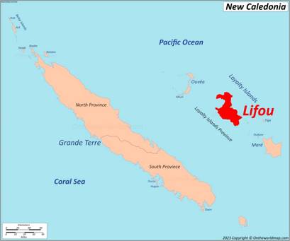 Lifou Island Location Map
