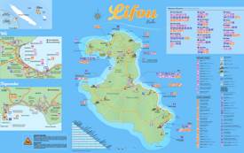 Lifou Island Tourist Map