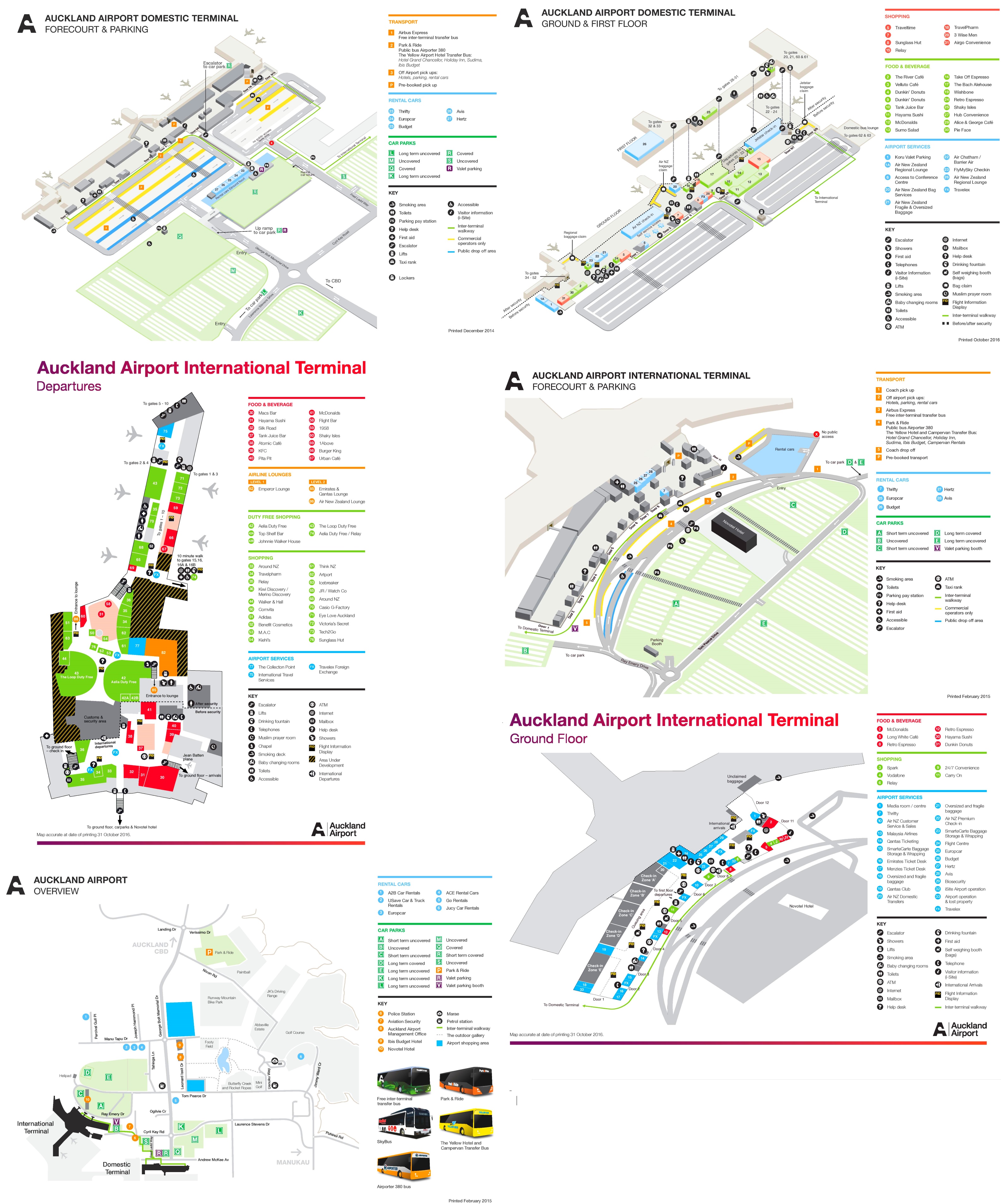 Auckland Airport Map