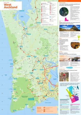 West Auckland tourist map