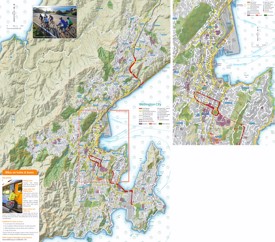 Wellington cycle map