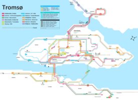 Tromsø transport map