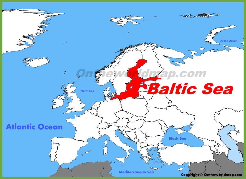 baltic sea on europe map Baltic Sea Location On The Europe Map baltic sea on europe map