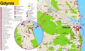 Gdynia tourist map