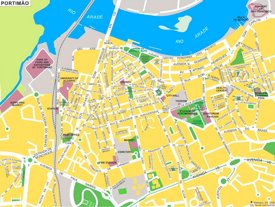 Portimão tourist map