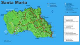 Santa Maria Island Map