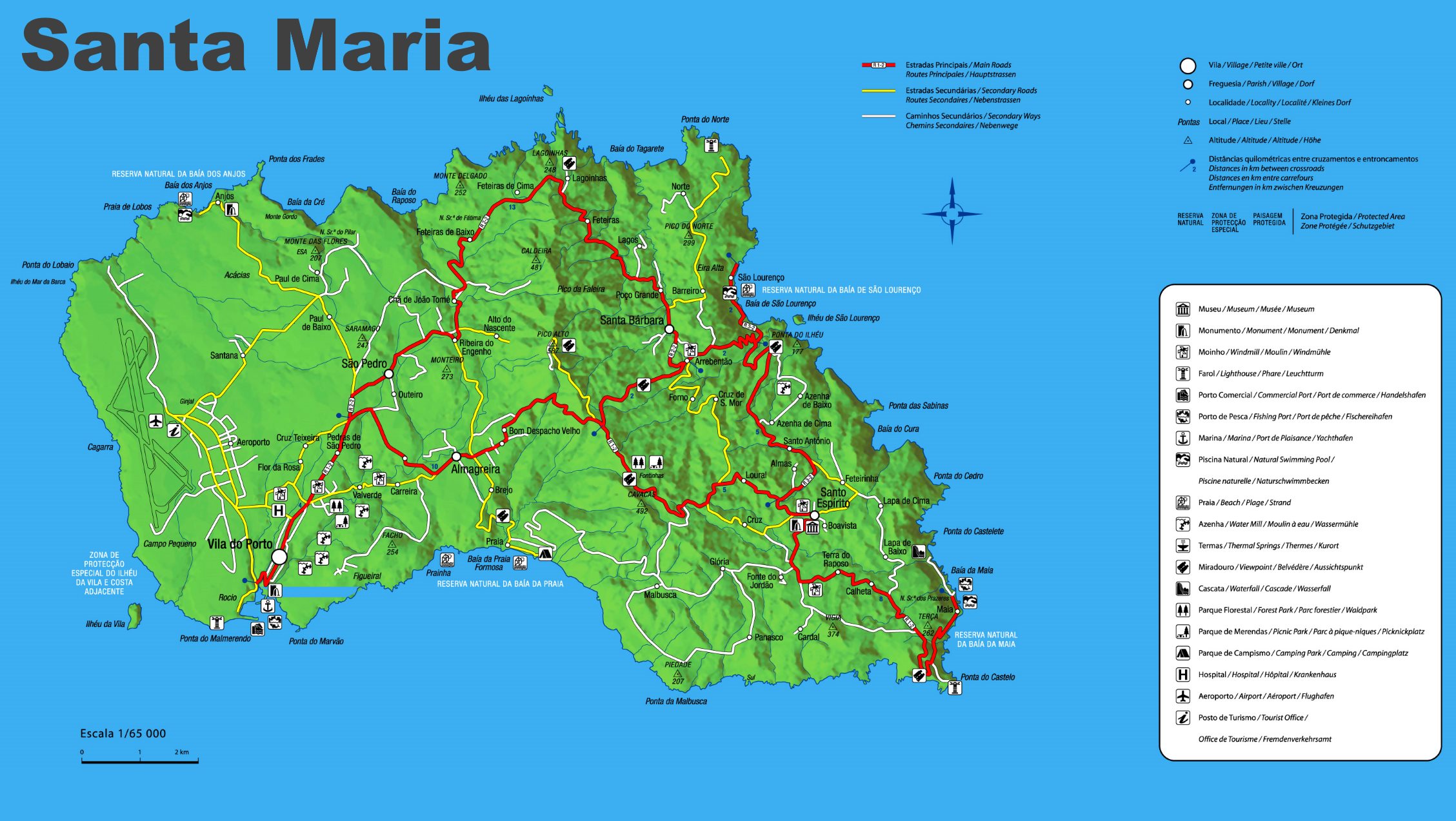 santa-maria-island-map