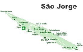 São Jorge Island Map