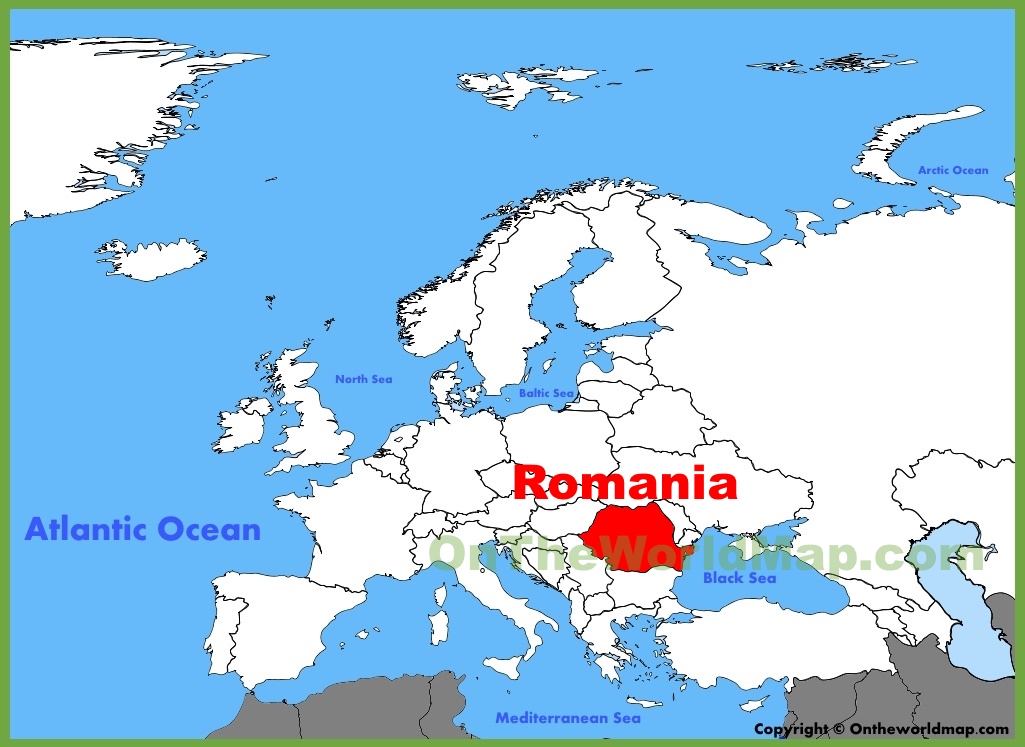 romania on a world map Romania Location On The Europe Map romania on a world map