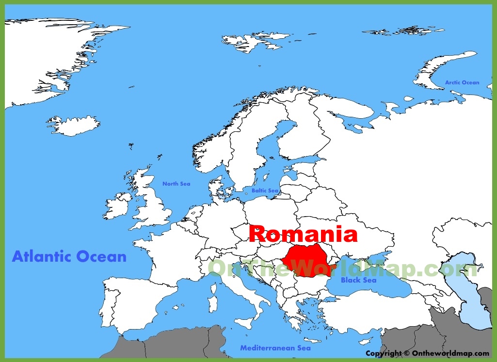 Where Is Romania Located On The Map