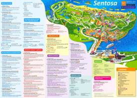 Sentosa Tourist Map