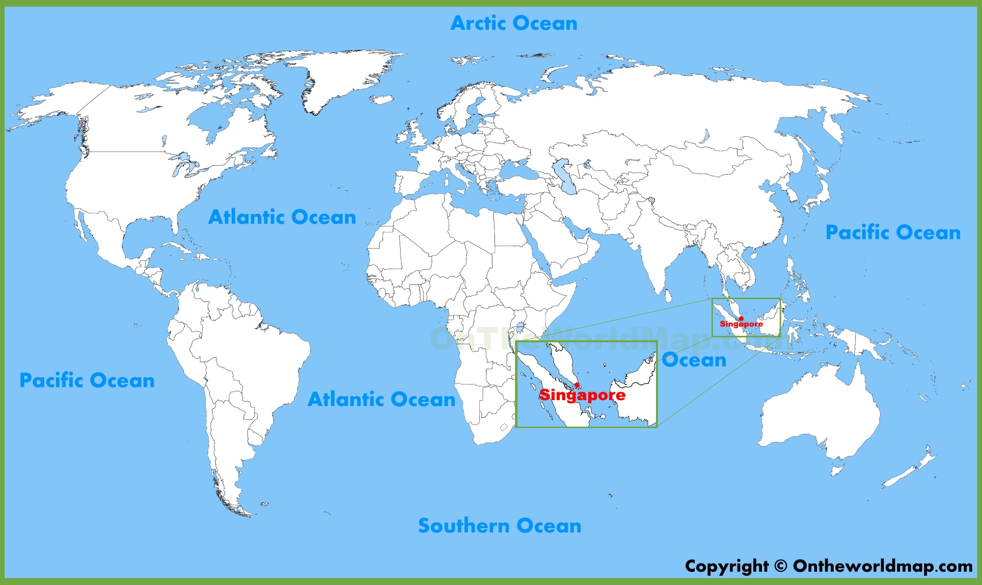 where is singapore located on the world map Singapore Location On The World Map where is singapore located on the world map