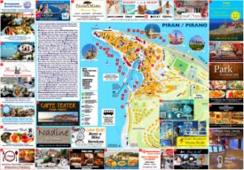 Piran tourist map