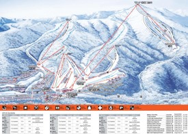 Yongpyong Ski Resort piste map