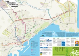 Alicante bike map