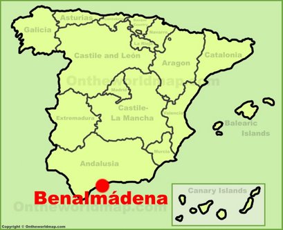 Benalmadena Location Map