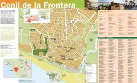Conil de la Frontera tourist map