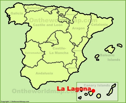 La Laguna Location Map