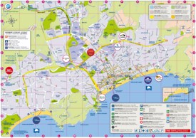 Lloret de Mar tourist map