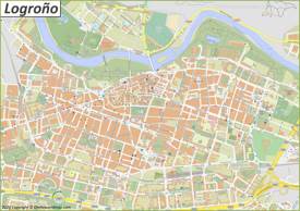 Detailed Map of Logroño