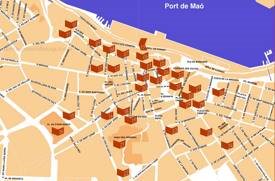 Mahón Tourist Attractions Map