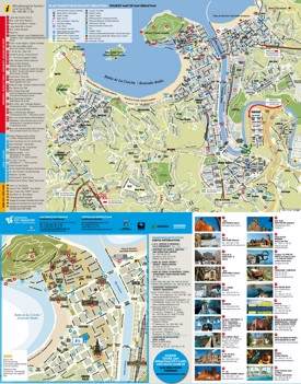 San Sebastián tourist attractions map