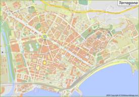 Detailed Map of Tarragona