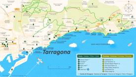 Tarragona Area Tourist Map