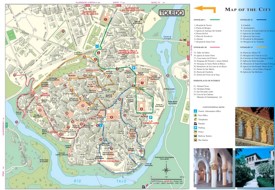 Toledo tourist map