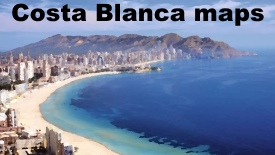 Costa Blanca maps