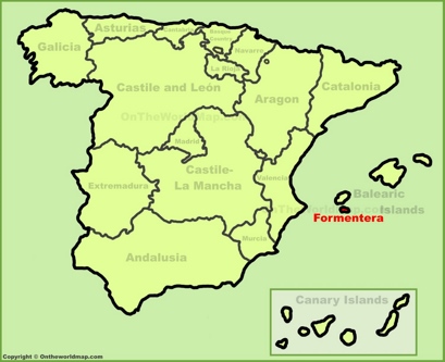 Formentera Location Map