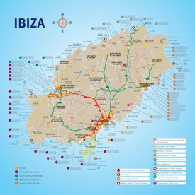 Ibiza resorts map
