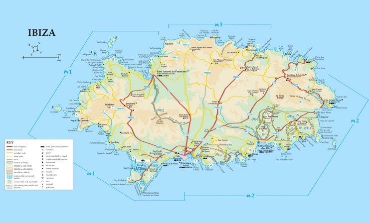 Ibiza road map