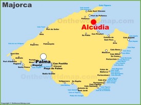 Alcúdia Maps | Majorca, Spain | Maps of Alcudia