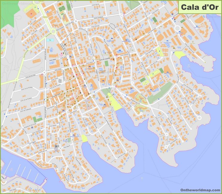 Cala d'Or Hotel Map