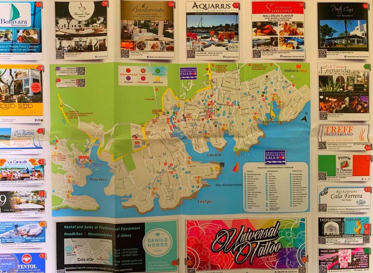 Cala d'Or Tourist Attractions Map