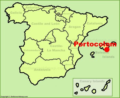 Portocolom Location Map