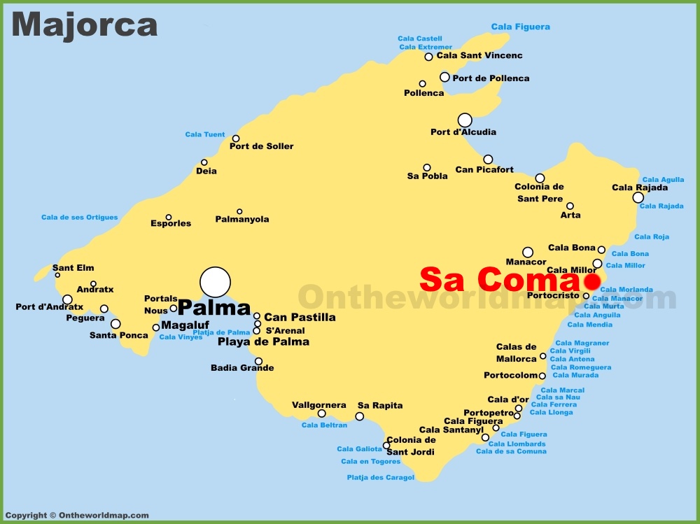 Sa Coma Karte Mallorca | Gold Karte
