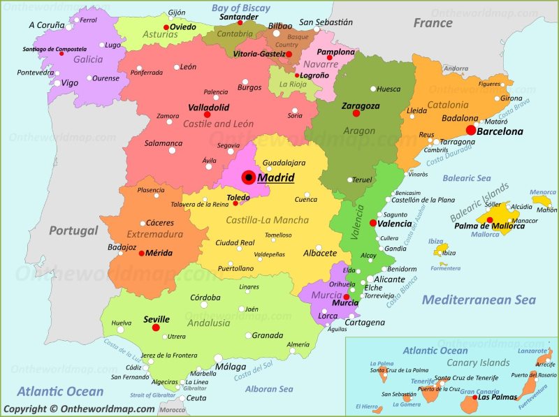 Spain Maps Maps Of Spain