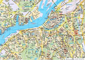 Gothenburg tourist map